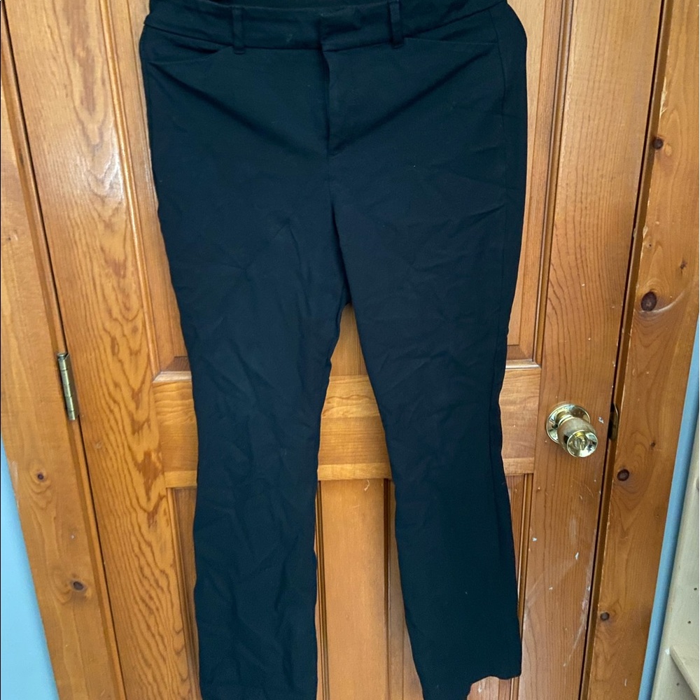 Old Navy. Black bootcut work pants. Size 10.